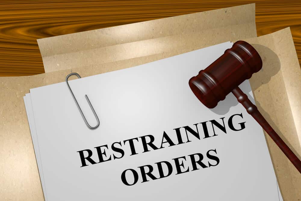 illustration of Restraining Orders title on Legal Documents