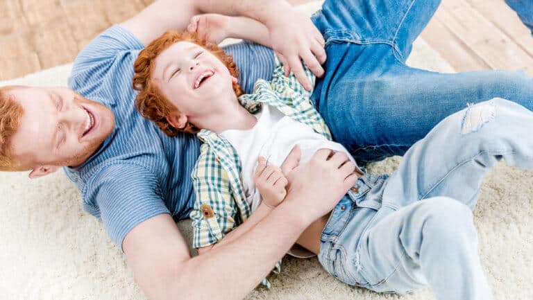 Modifying a Court Order for Longer Weekends - Father and Son Playing