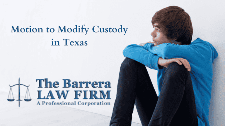 Motion to Modify Custody in Texas
